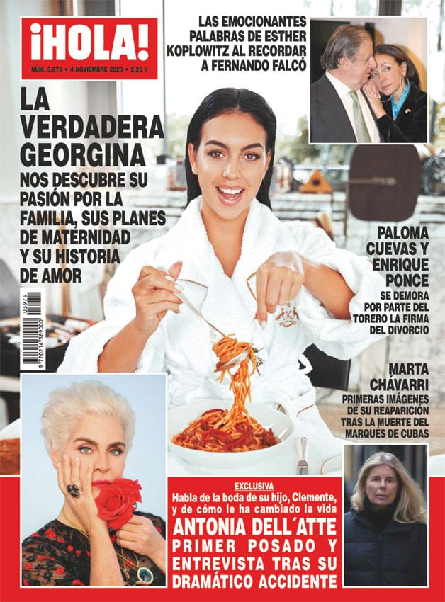 Georgina Rodríguez en la portada de '¡Hola!'