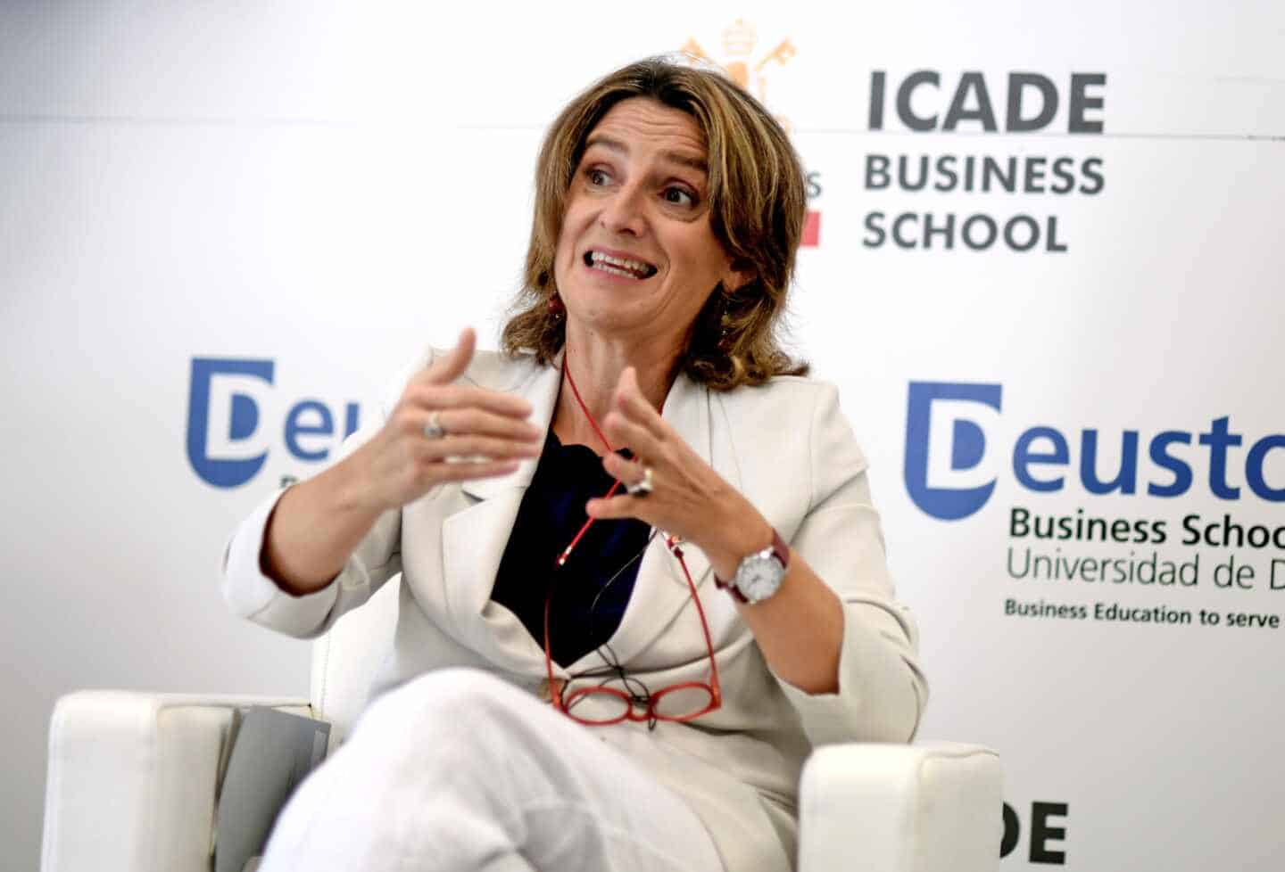 La vicepresidenta y ministra para la Transición Ecológica, Teresa Ribera.