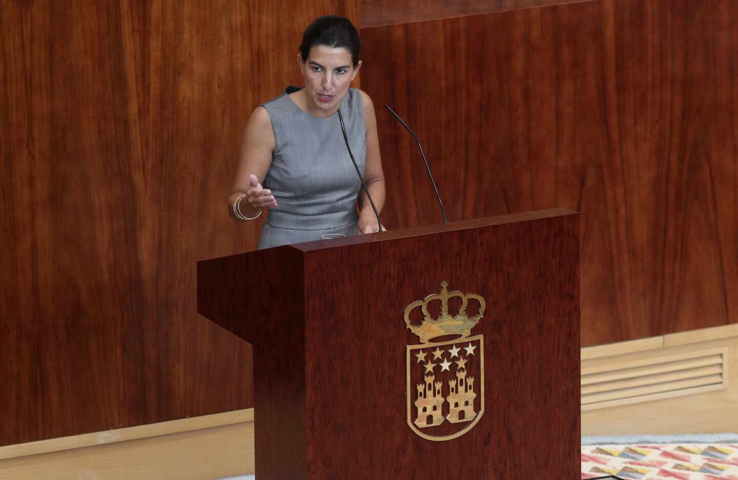 La portavoz de Vox en la Asamblea de Madrid, Rocío Monasterio.