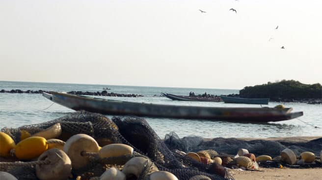 Foto de archivo de la costa senegalesa.