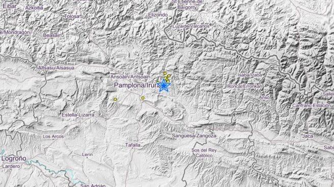 Un terremoto de 4,4 grados se deja notar en Pamplona.