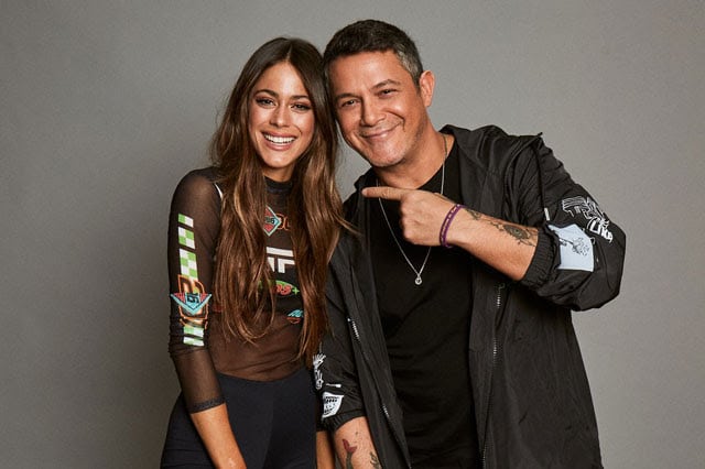 Tini y Alejandro Sanz.