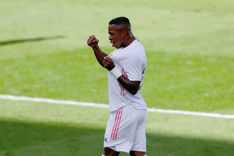 Vinicius Junior, tras su gol ante el Levante.