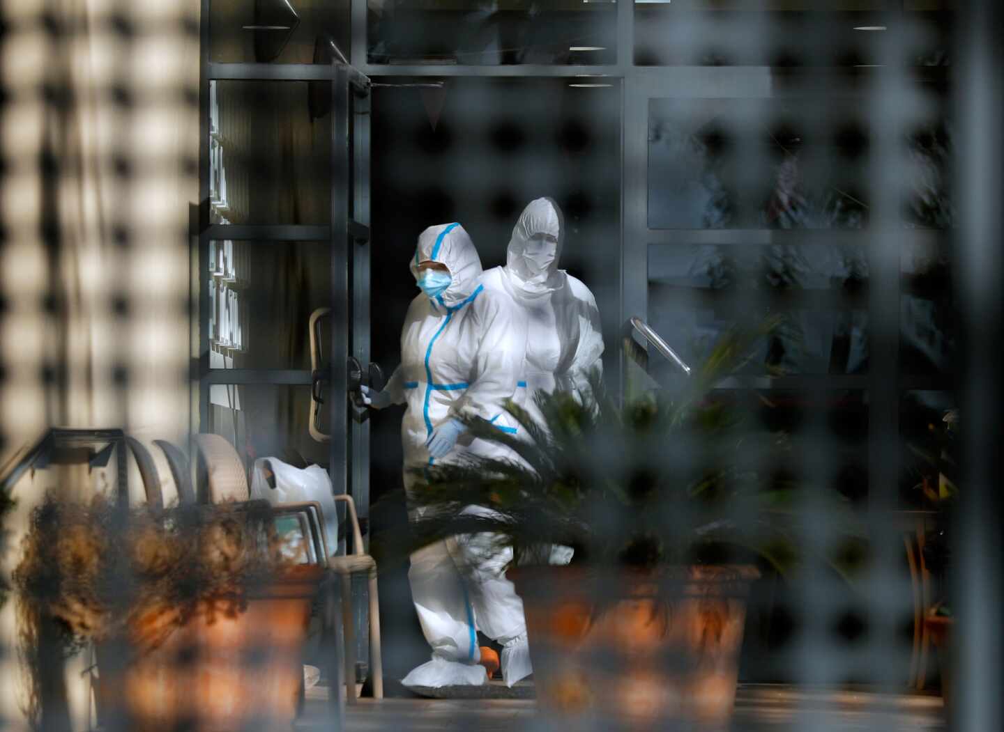 Sanidad hace un cribado en la residencia de Pobla de Vallbona (Valencia).