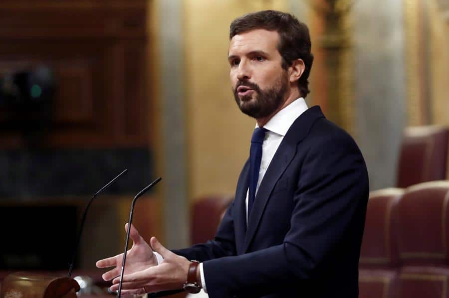 Casado rechaza unos PGE con el "sello" de Bildu y acusa al PSOE de dejar otra "crisis brutal"