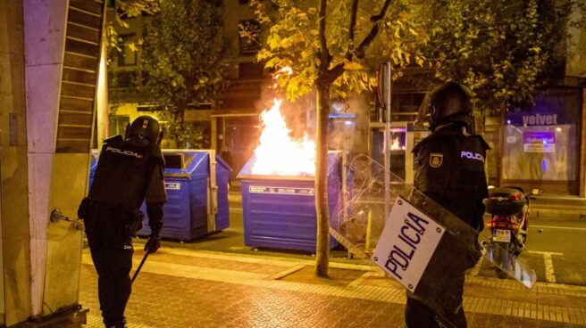 Disturbios en Logroño.