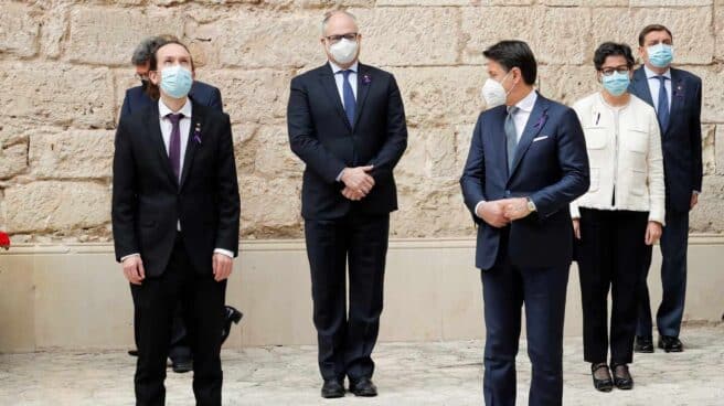 97d2cfc852270728682e724e62e797a1bd36885a Pablo Iglesias y Giuseppe Conte, en Palma de Mallorca.