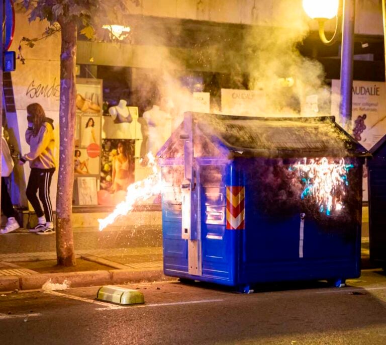 Ingresan en prisión cinco de los ocho detenidos por los disturbios del pasado fin de semana en Logroño