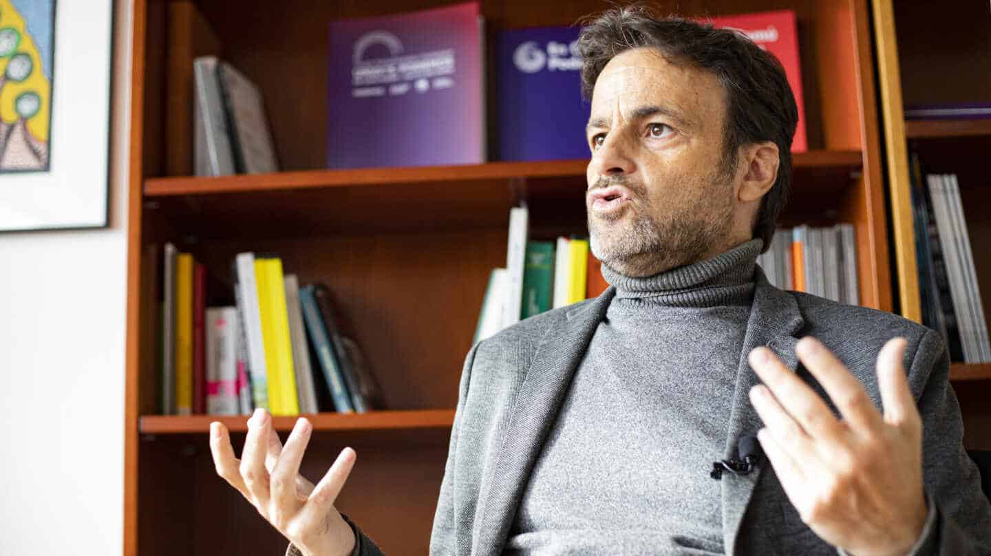 El diputado Jaume Asens, durante su entrevista con El Independiente