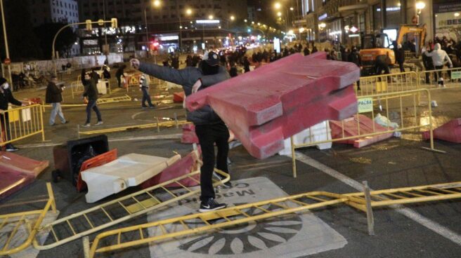 Disturbios en Madrid.