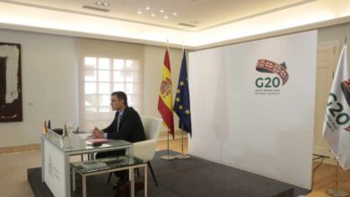 Sánchez defiende ante el G20 el acceso universal a las vacunas y pide el "apoyo inequívoco" a la OMS