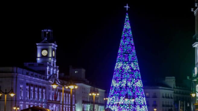 Encendido del árbol de Navidad de La Puerta del Sol, en Madrid a 22 de noviembre de 2019.