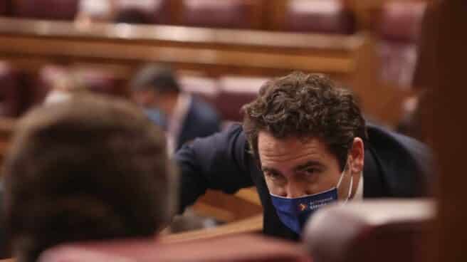 El secretario general del PP, Teodoro García Egea, en el Congreso.