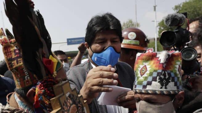 Evo Morales-Bolivia-frontera-regreso Evo Morales-Bolivia-Villazon