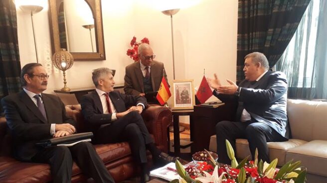 Grande-Marlaska y Abdelouafi Laftit, el pasado mes de febrero en Rabat.