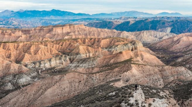 Los Coloraos, paisaje del Geoparque de Granada