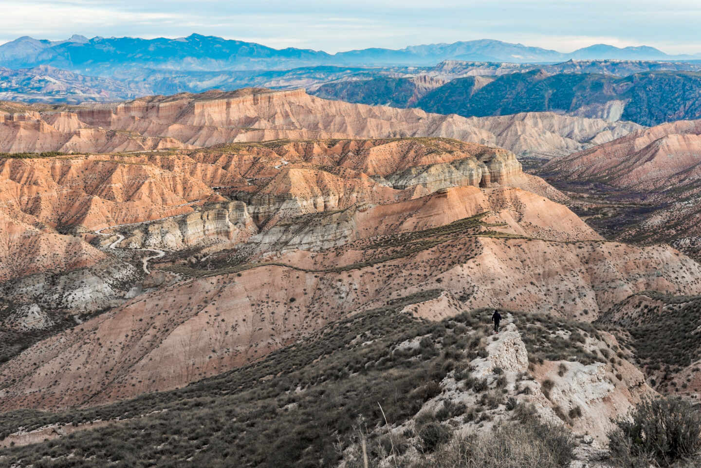 Los Coloraos, paisaje del Geoparque de Granada