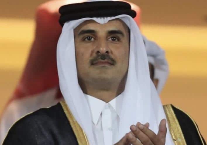 El emir de Qatar, Tamim bin Hamad Al Thani