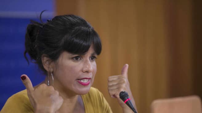 Teresa Rodríguez, presidenta del grupo parlamentario Adelante Andalucía.
