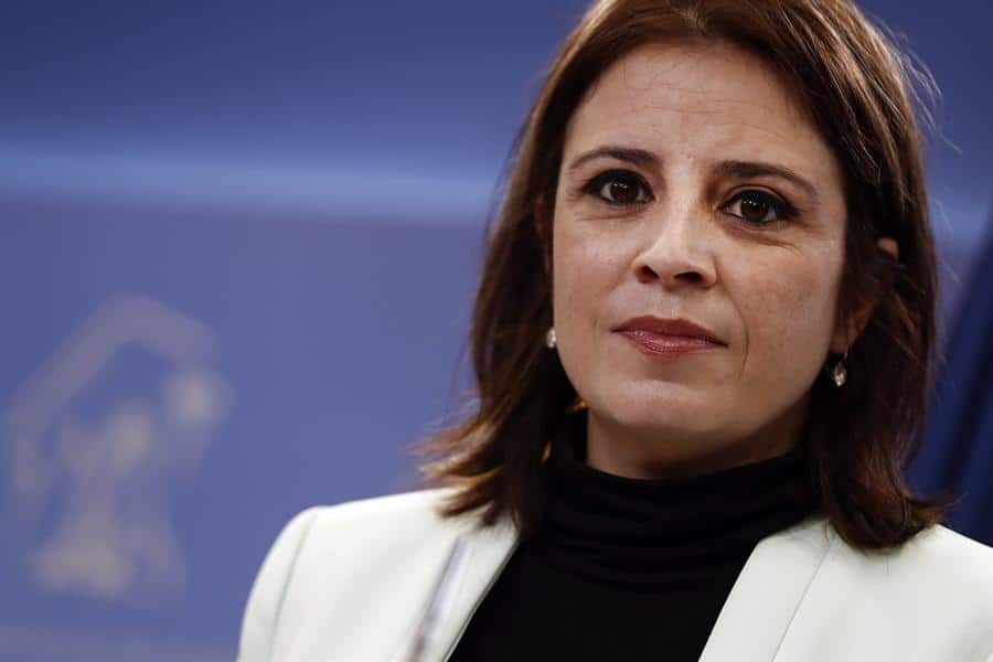 Adriana Lastra, en el Congreso de los Diputados.