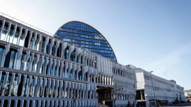 Sede de la Ciudad BBVA en Madrid. bbva-sabadell-desacuerdo-fusion-ruptura
