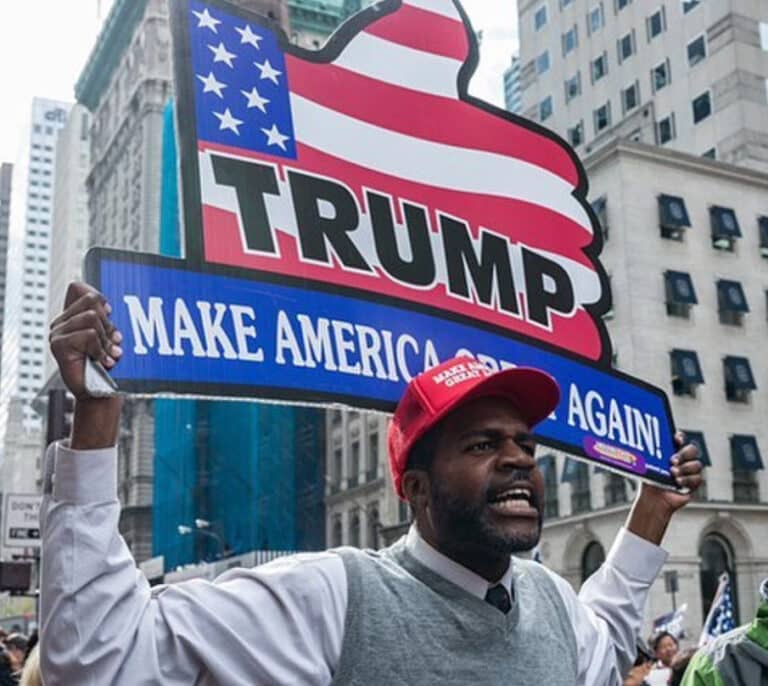 Cuando los negros querían a Trump