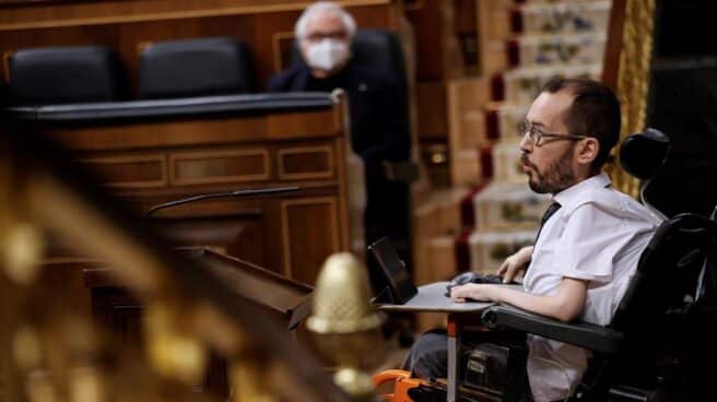 El portavoz parlamentario de Podemos, Pablo Echenique.