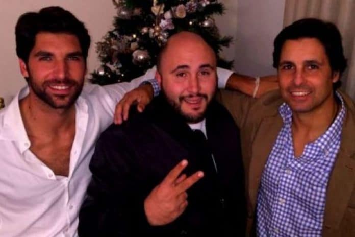 Cayetano Rivera, Kiko Rivera y Francisco Rivera, en una imagen sacada de redes sociales.