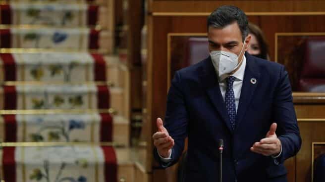 Pedro Sánchez, en el Congreso de los Diputados.