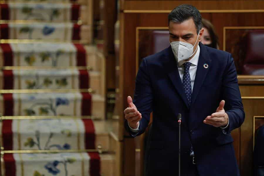 Pedro Sánchez, en el Congreso de los Diputados.