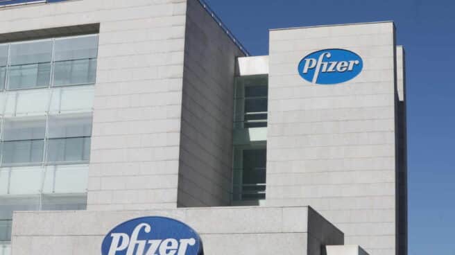 Imagen de Pfizer. vacuna-pfizer-covid-coronavirus-acciones