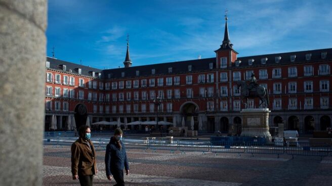 La Plaza Mayor de Madrid.