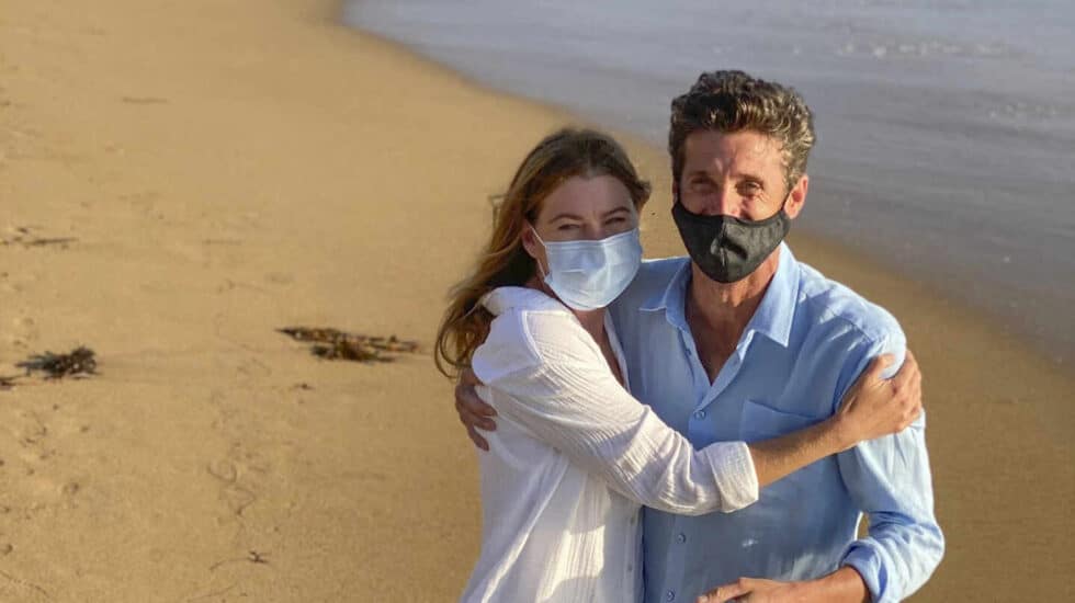 Reencuentro de los protagonistas de 'Anatomía de Grey', Ellen Pompeo y Patrick Dempsey.