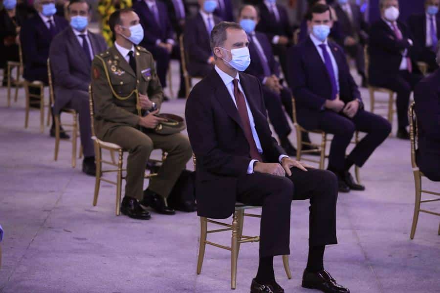 El rey Felipe VI, durante un acto institucional.