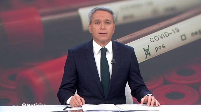 Vicente Vallés en los informativos de Antena 3. Vicente Vallés en los informativos de Antena 3.