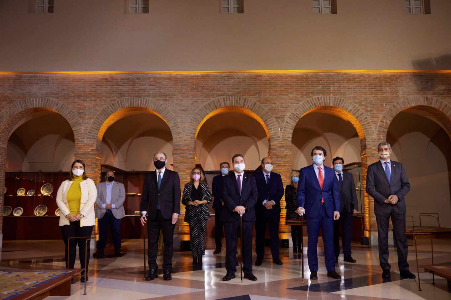 El presidente de Castilla-La Mancha, Emiliano García-Page, se reúne con los presidentes de Aragón, Javier Lambán, y de Castilla y León, Alfonso Fernández Mañueco.