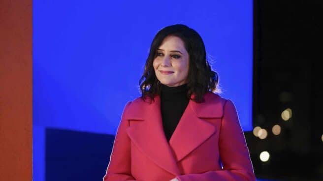 La presidenta de la Comunidad de Madrid, Isabel Díaz Ayuso, en su discurso de Fin de Año.