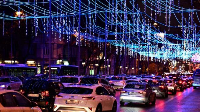 Cortes de tráfico de peatones en el centro de Madrid Este es el justificante para salir y entrar de la Comunidad de Madrid en Navidad