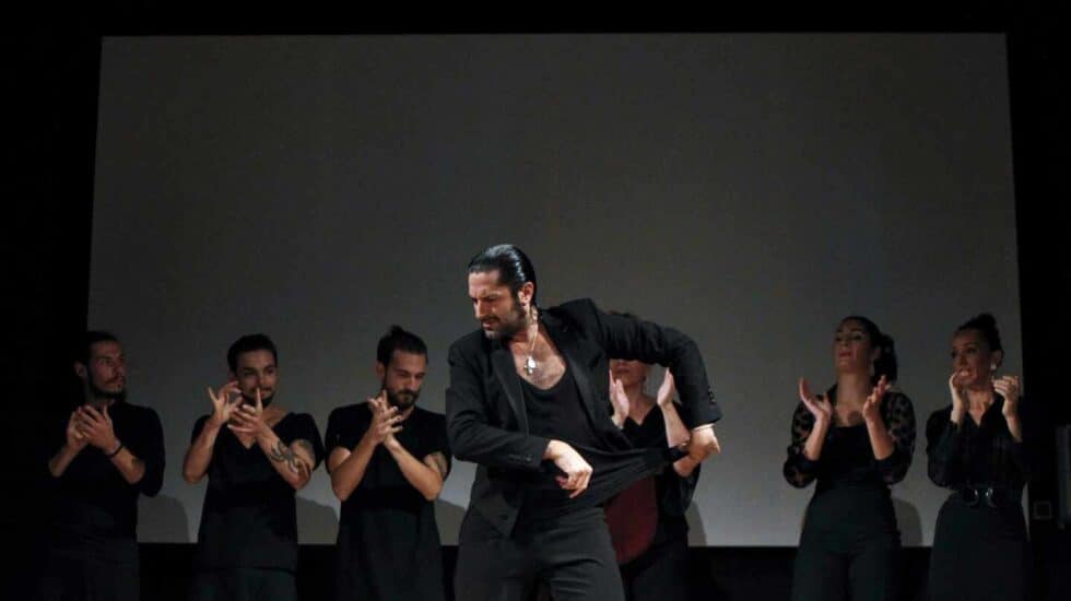 Rafael Amargo actuando en San Sebastián. EFE.