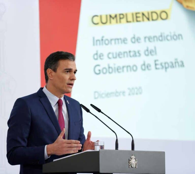 Sánchez presume de que su Gobierno ya ha cumplido el 23% de sus compromisos