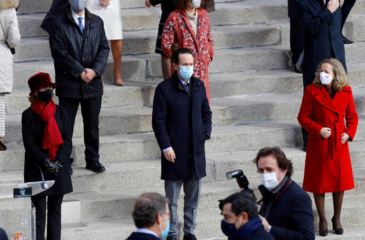 Día de la Constitución: Calvo, Iglesias y Calviño, en el Congreso.