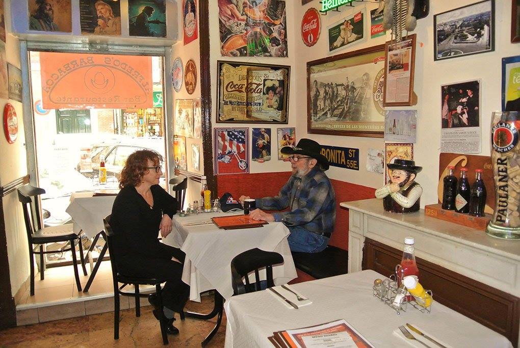 El dueño de Alfredo's Barbacoa, en su local de la calle Lagasca