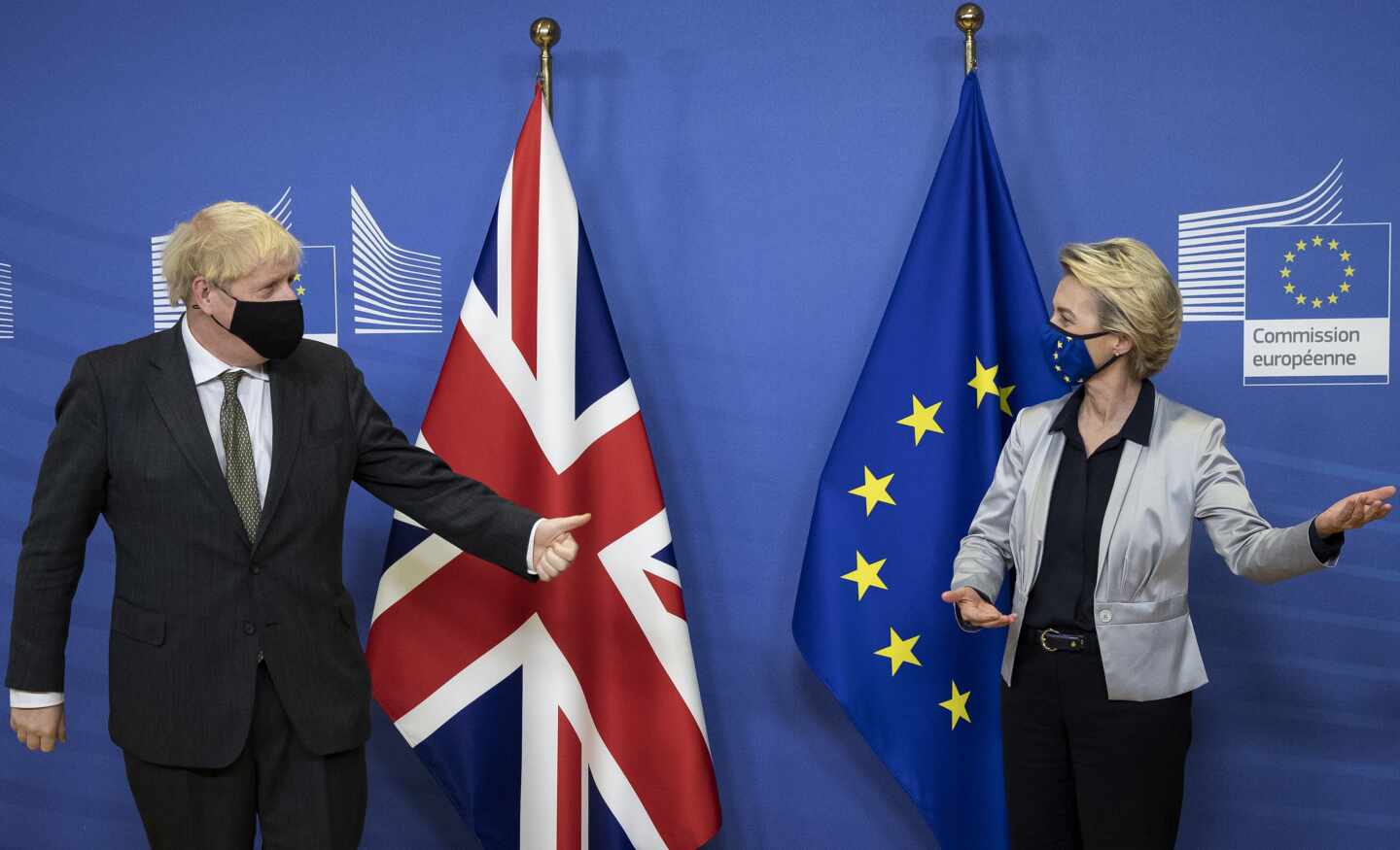 Boris Johnson-Ursula von der Leyen-Brexit