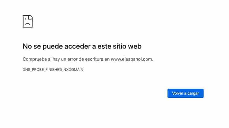 Las webs de varios medios españoles se caen por un error en un servidor común