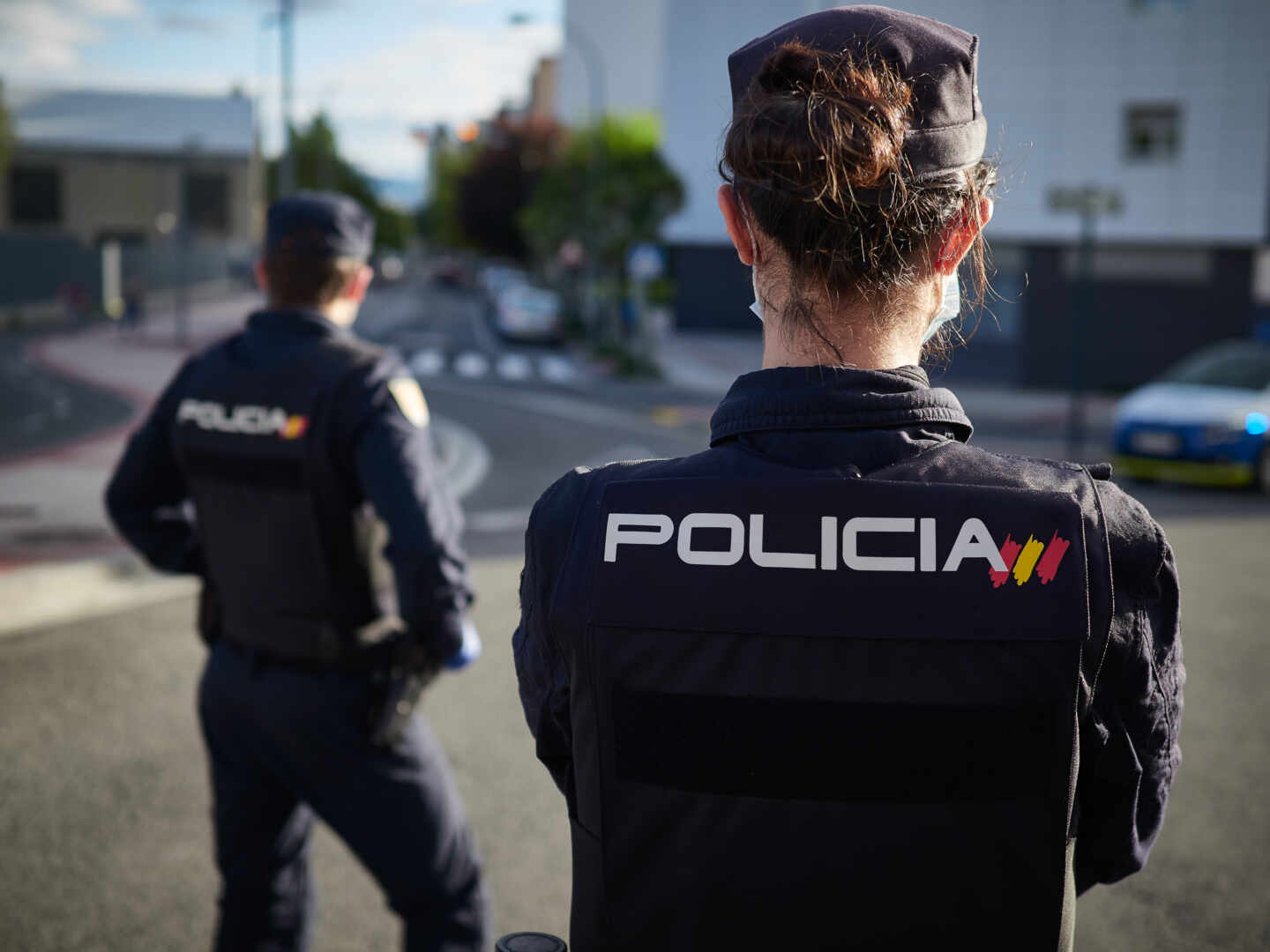 Agentes de Policía Nacional.