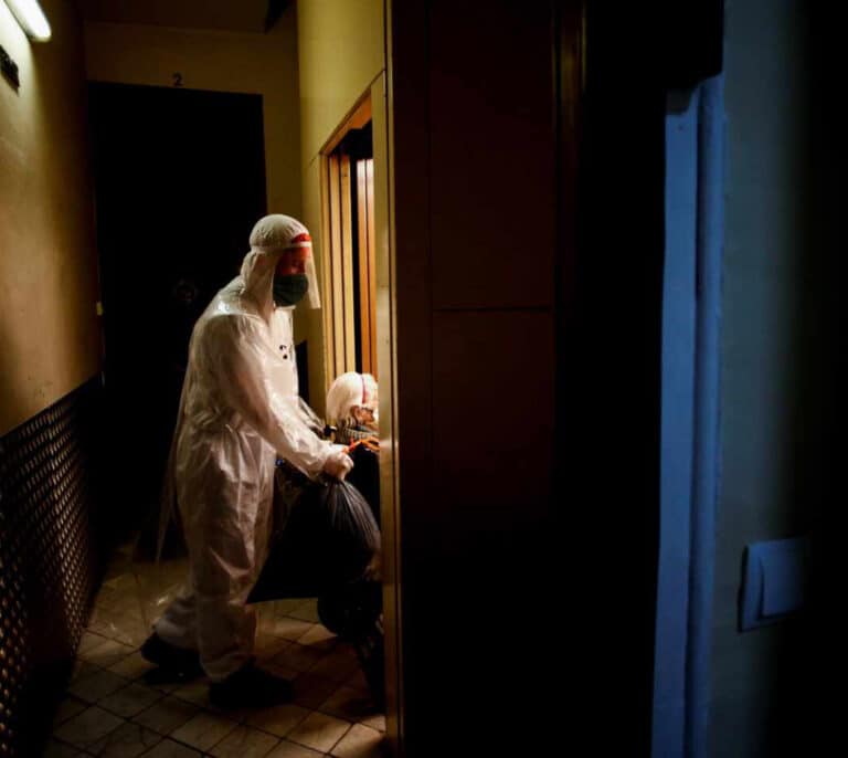 El miedo. “Salías del hospital y tenías ganas de llorar”