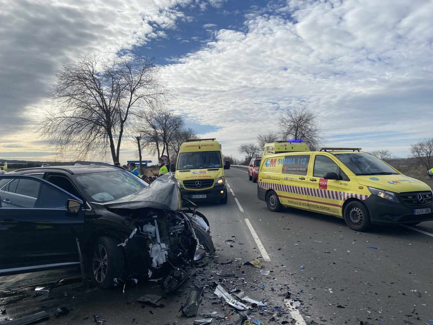 Imagen de archivo de accidente de coche