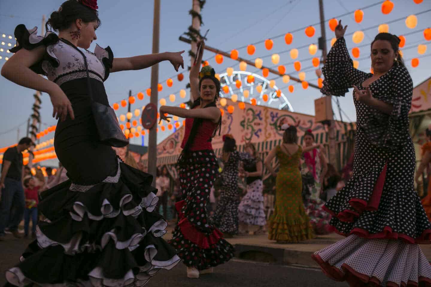 Último día de la Feria de Abril de 2019.