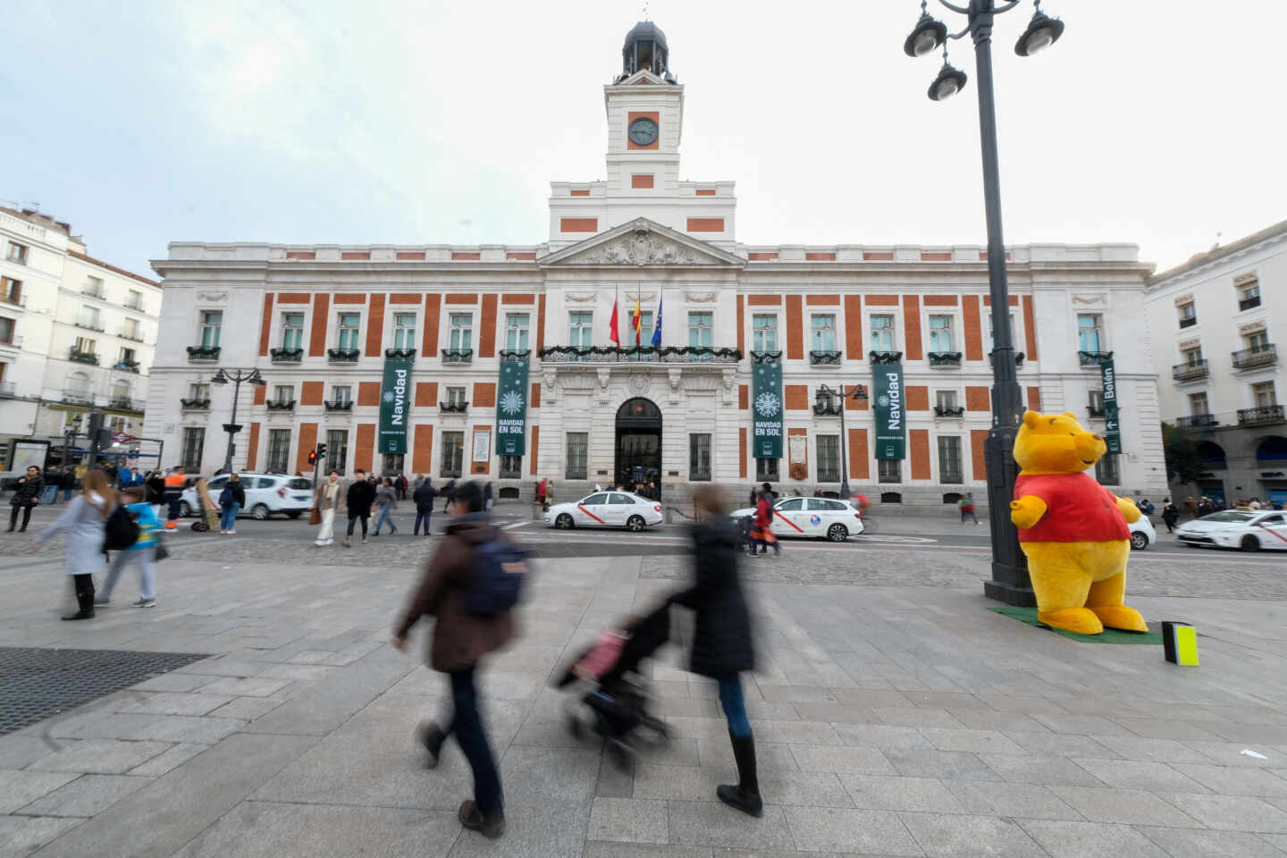 Fachada de la Casa de Correos, situada en la Puerta del Sol, en una imagen de archivo.