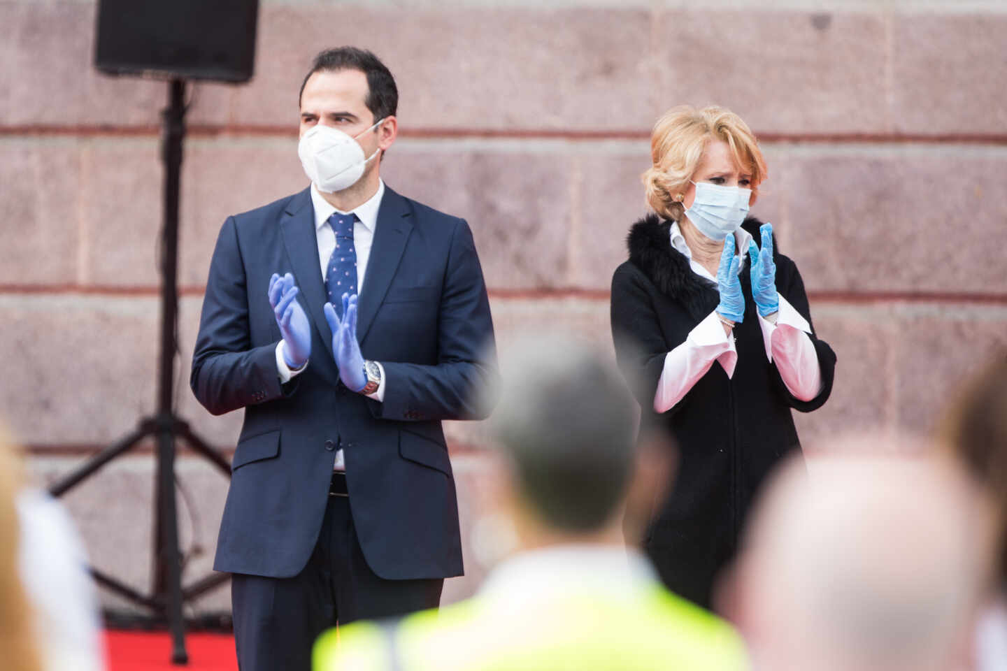 Ignacio Aguado y Esperanza Aguirre, el Día de la Comunidad de Madrid.